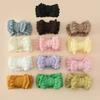 Hollow-out Premium Handmade Embroidered Bow Children's Hair Accessories Lace Hole Baby Headband Headband Wholesale