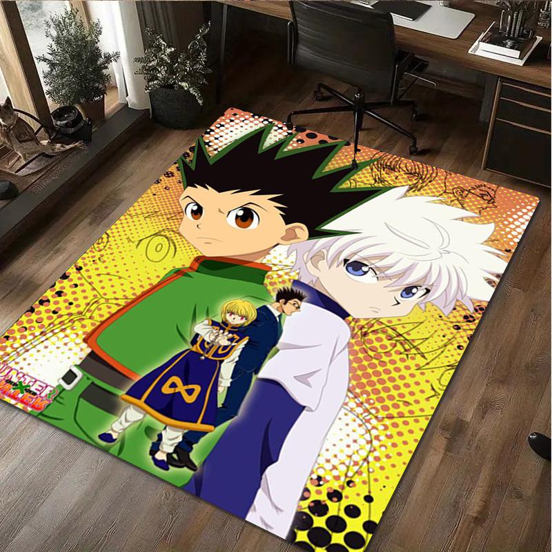 Hunter X Hunter: Bonds Unite Home Carpet Office Decorative Carpet For Living Room Bedroom Door Mat Floor Rug Computer Chair Area Rug