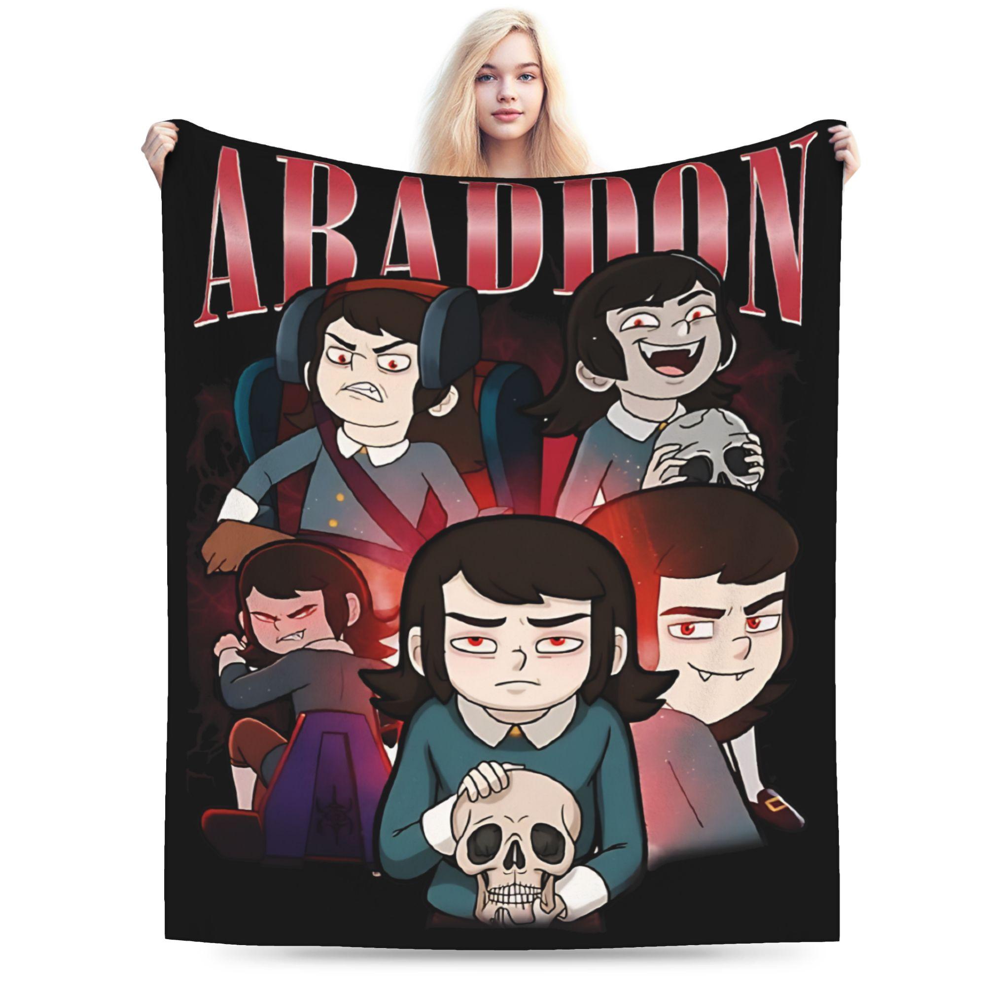 

Haunted Hotel Abaddon Cartoon Blanket Multisize Soft Fuzzy Plush Throw Blankets for Sofa Couch and Bed 75x100cm (30x40inch)