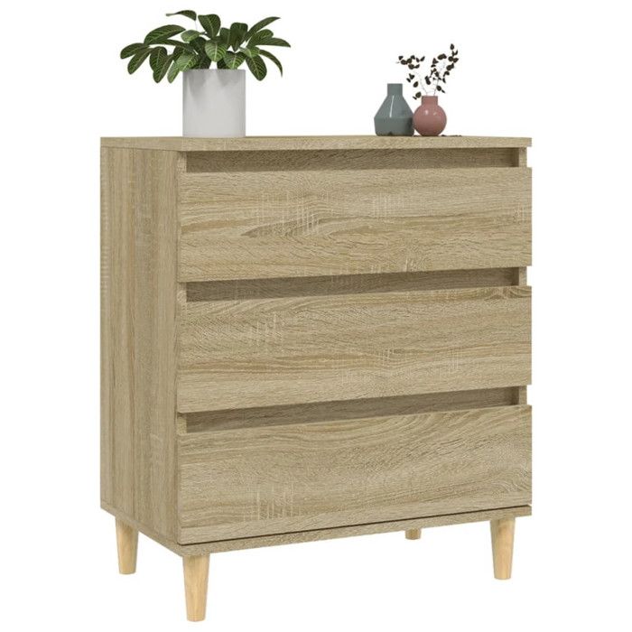 823043 vidaXL Buffet Chêne sonoma 60x35x70 cm Bois d'ingénierie
