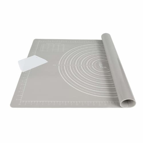 SUPER KITCHEN Large Cooking Mat, Food-Grade Silicone Baking Mat for Baking, Cookies, and Pizza, Heat-Resistant Countertop Protection for Resin and Epo