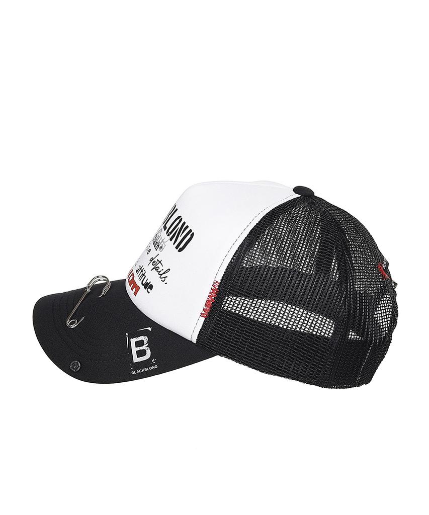 BLACKBLOND Vividi Vintage Clash Trucker Mesh Cap (Black)