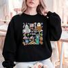 America NationalDay Anniversary Autumn and Winter Creative Cartoons Matching Hoodies Long Sleeve Keep Warm Fashion Sweatshirt