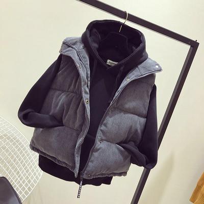 Vest for Women Cotton Autumn Winter Sleeveless Tops Vest Oversize Thickened Down Casual Vest