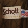SCHOTT Made In USA Leather Double Riders Jacket 40 Gurege Men's Used