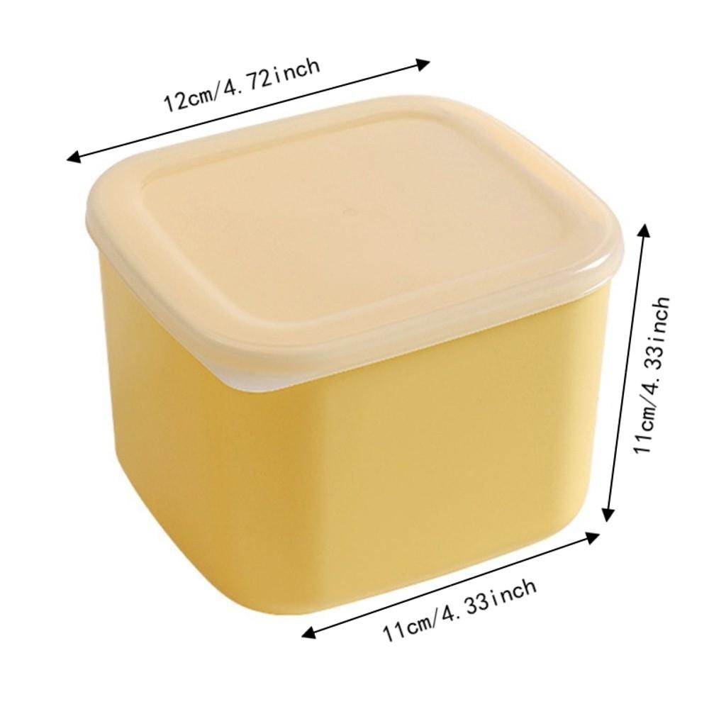 Plastic Cheese Storage Container 1.2L Refrigerator Storage Box Dairy Storage Container Fridge Use