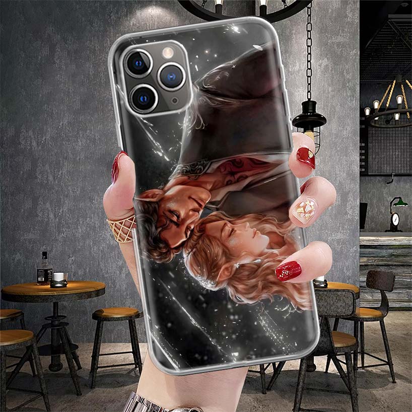 

A Court Of Mist And Fury Soft Phone Case For IPhone 11 17 Air 16E 16 Pro Max 15 + 14 Plus 13 Mini 12 Apple 7 SE 8 Fundas Coque 1 iPhone 12 Pro Max