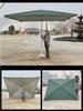 Large Outdoor Rectangular Sunshade Umbrella - Commercial Folding Awning for Courtyard