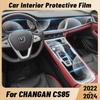 Anti-scratch Car Interior Center Console Media Dashboard Navigation TPU Protector Film For CHANGAN CS85  2024 Accessories