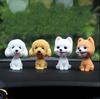 Shaking Head Dog Doll Decoration Car Center Console Decoration Creative Car Interior