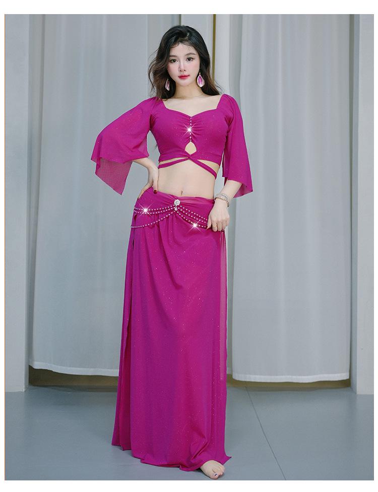 Conjunto de Disfraz de Malla Adelgazante para Danza del Vientre Nuevo 2025