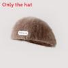 Winter Womens Plush Beret Cap For Women Winter Warm Prevent Wind Casual Fashion Accessory