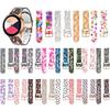 20mm 22mm Silicone Strap For Samsung Galaxy Watch Gear S3 Active 2 Graffiti Style Strap For Garmin Watch Moto 360 HuaMi Amazfit Bip Huawei Watch Band