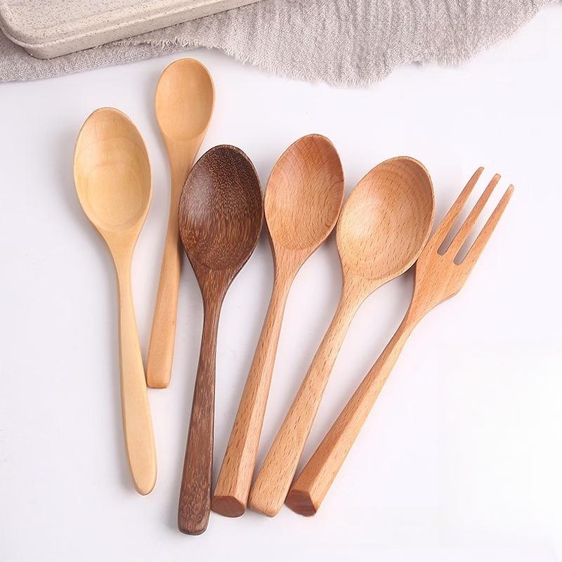 Ruhan Solid Beechwood Utensil Set