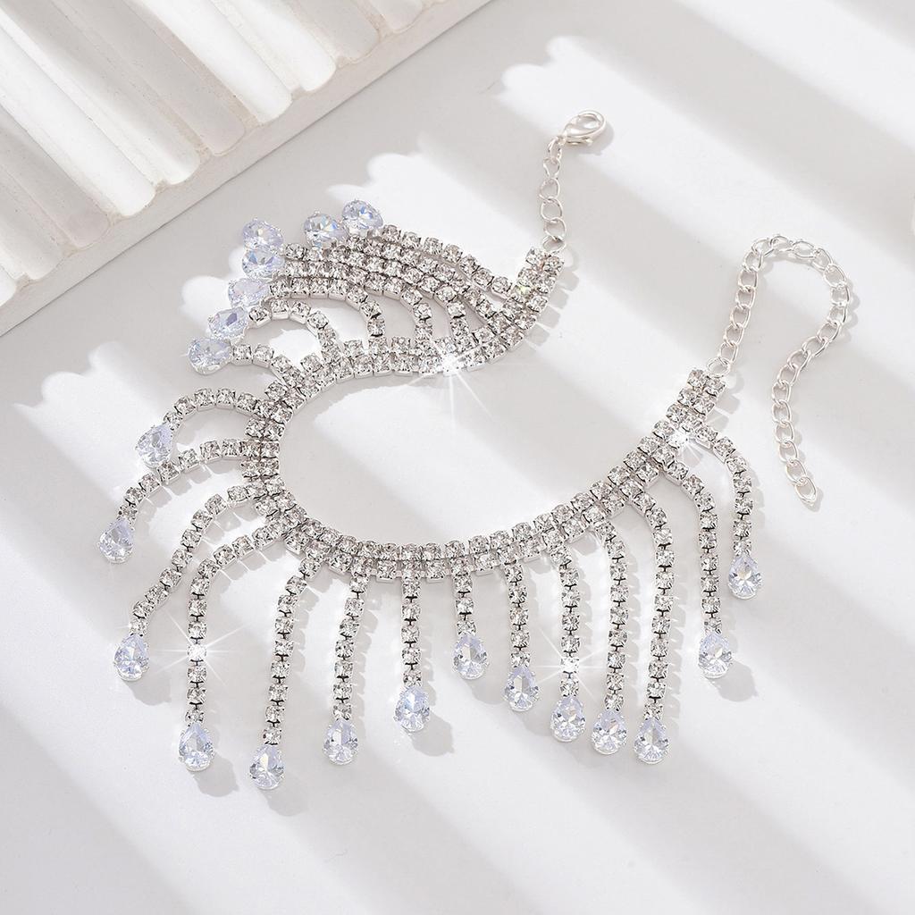 Fashion Fringed Anklet Summer Zircon Accessories Fashion Women'S Fashion Foot Accessories