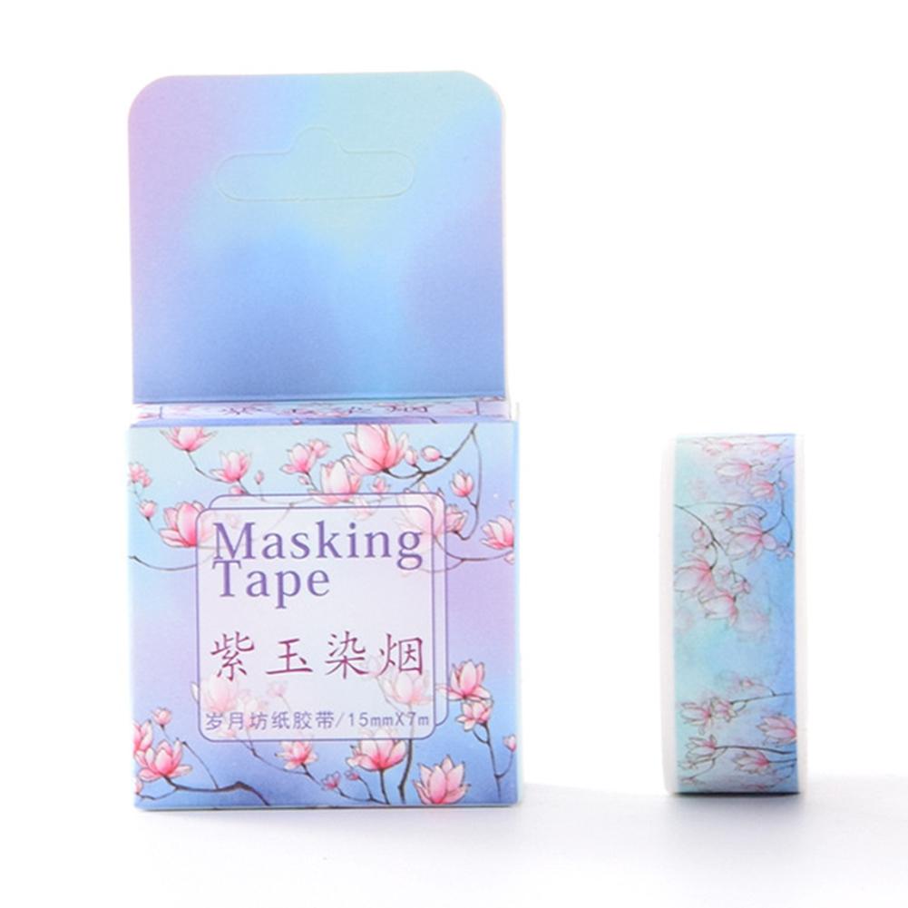 Tearable Washi Tape DIY Scrapbooking Masking Tape Sticker School Office Supply