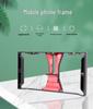 Live Broadcast Rabbit Cage Ring Light with Stable Follow Shot, Hot Shoe Mount, Handheld Bracket, Phone Frame for Photography.