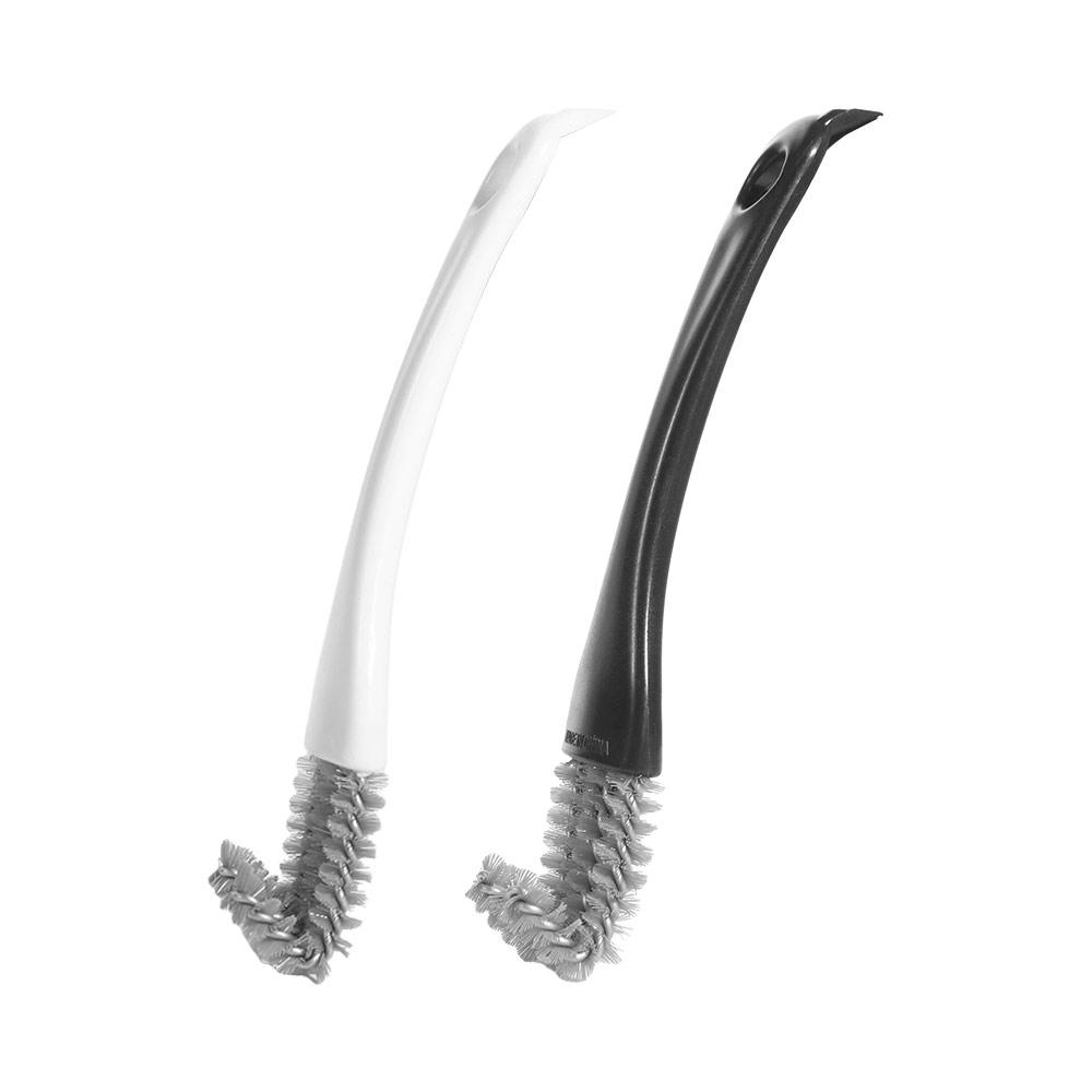 4Pcs 2 in 1 Kitchen Cleaning Brush V-shaped Durable Grid Cleaning Brush Soft Bristles Reliable Exhaust Fan Stove Cleaner Sink