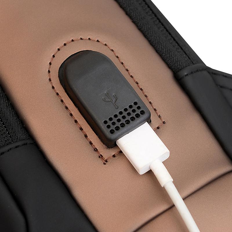 Multifunction Anti-theft USB Shoulder Crossbody Bag Travel Sling Pack Messenger Pack Chest Bag Male Luxury Brand Men