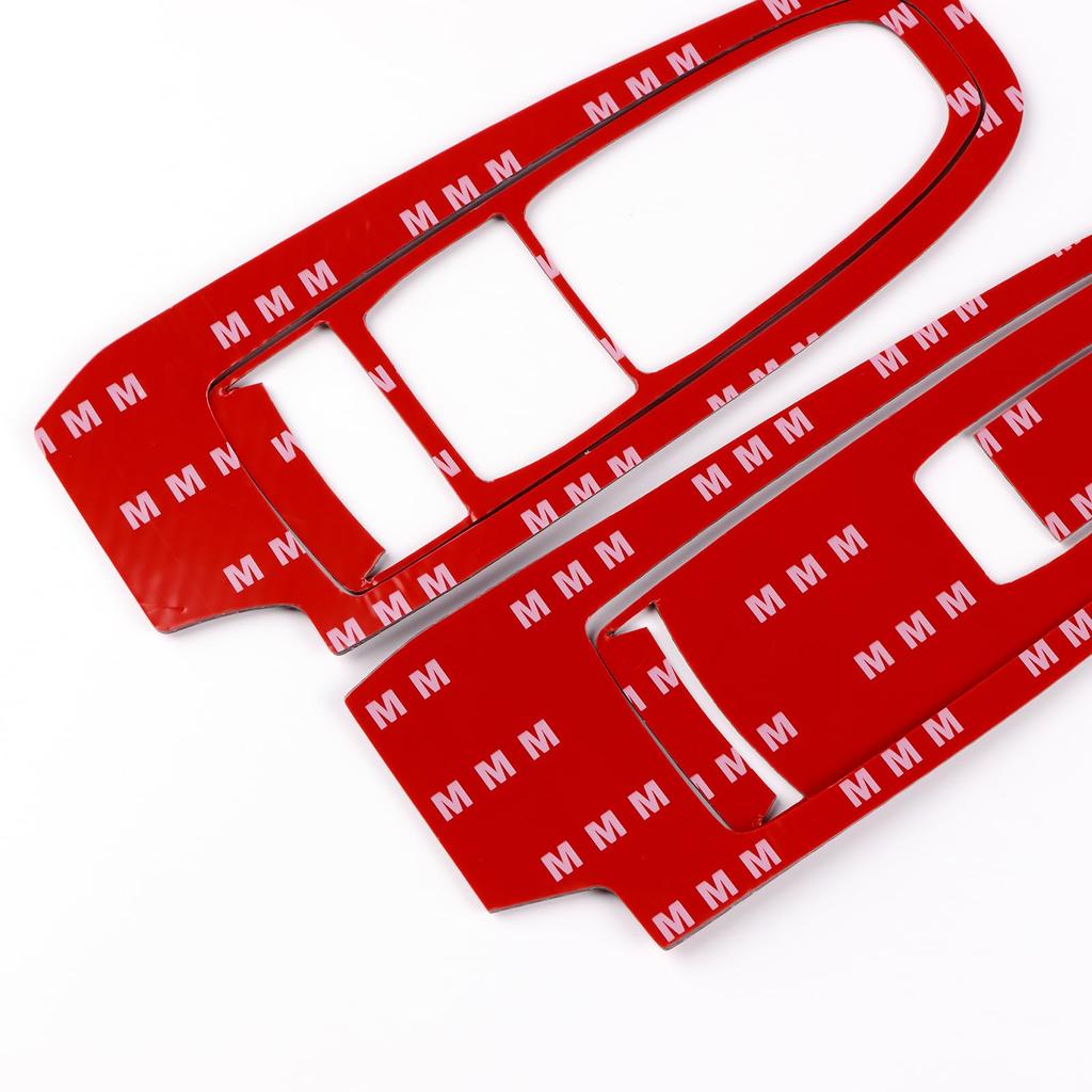 AIRSPEED Carbon Fiber Window Lift Switch Decorative Panel for Subaru WRX Generation VB RHD Stylish Interior Decorative Sticker with Tape for a Stylish