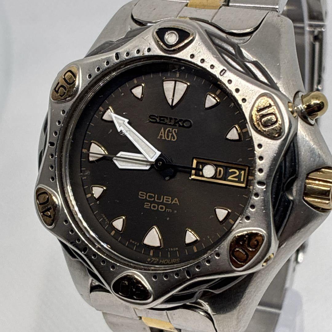 Б/У Хорошее состояние Мужские часы Seiko Винтажные Дайверские Scuba