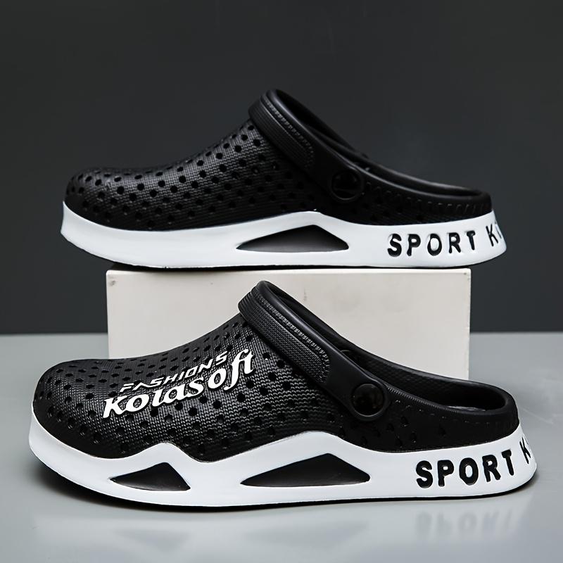 Herren Mode Sandalen | Rutschfeste Atmungsaktive Bequeme Hausschuhe EVA Gartenschuhe | Lässige Wanderschuhe, Outdoor Strandschuhe