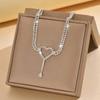 1 Fashionable Women's Ankle Chain, Exquisite Heart-shaped Pattern Ankle Chain, Suitable for Daily Wear and Holiday Gift Giving