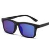 Magnetic Sunglasses Clip 6 in 1 Optical Glasses Frame Night Vision Multipurpose Eyeglasses Set for Women Men 2202 No Box