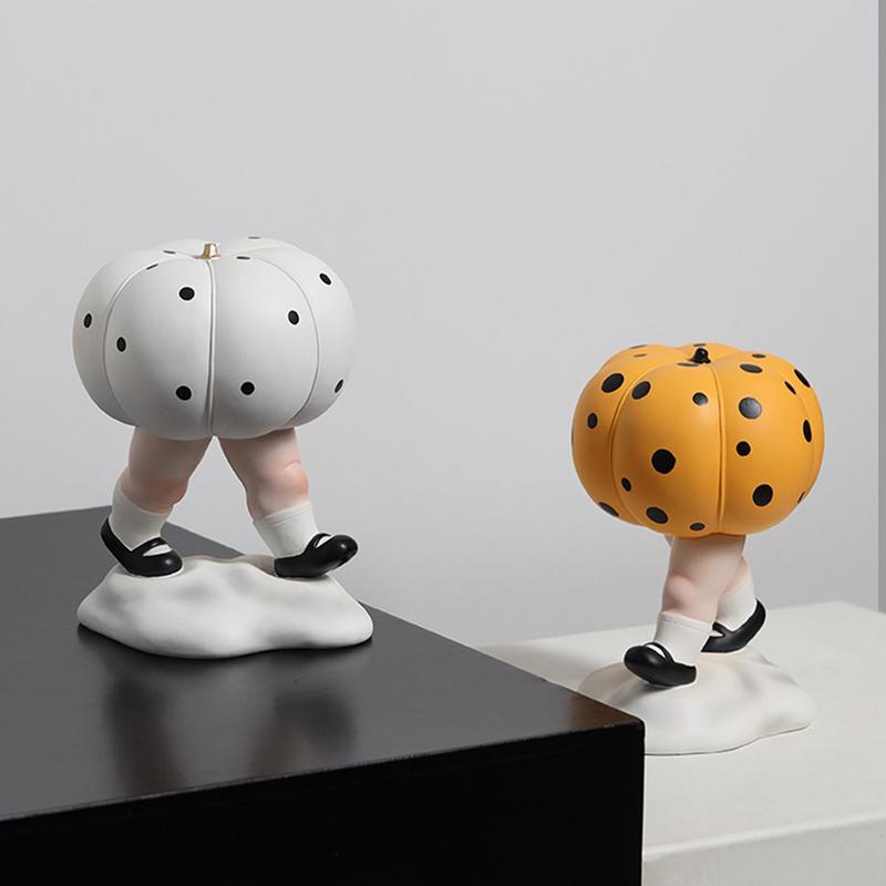 

Украшения на Хэллоуин, статуи призраков, симпатичные статуэтки из смолы для тыквы, украшения для дома на Хэллоуин, украшения для бара на празднике жёлтый