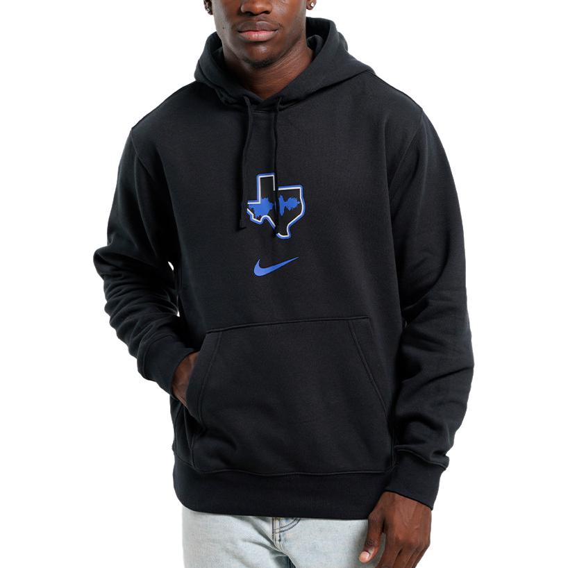 Nike Dallas Mavericks Club Fleece City Edition Printed Long Sleeve Hoodie Men Hoodies Black DZ0089-010