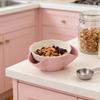 Double Dish Snack Bowl Straw Snack Serving Dish with Shell Storage for Pistachios Edamame Fruits Candy Cherries Nuts