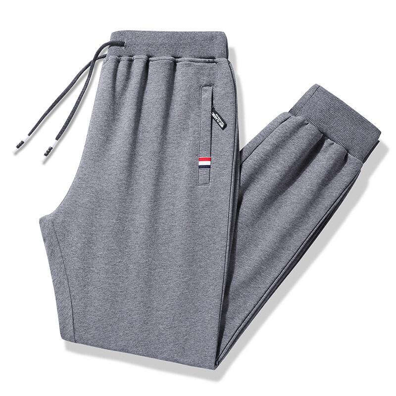 Sporthose Herren Lockere Gerade Frühlings- und Herbst-Freizeithose Übergröße Jogginghose Herren Strickhose 8XL