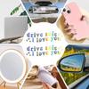 Car Window Decal, Car Decal Sticker Decor | Car Rearview Mirror Reflector Decal Decor