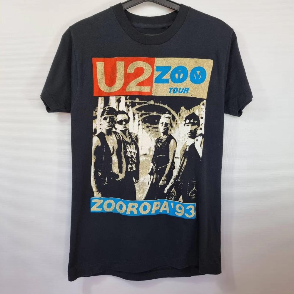 

2024 U2 Band Black Tshirt Cotton Men s Women Rock Short Sleeve Tees High Quality Summer Y2K Tops Graphic T Shirts Harajuku 4XL