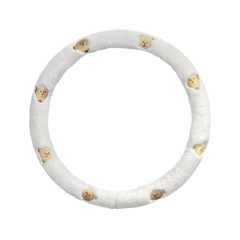 JingJingRS Winter Plush Car Steering Wheel Cover