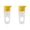 2Pcs Durable Plastic Lemon Squeezer Set Ergonomic Designs Hand Press Juicer for Easily Citrus Fruit Squeezing