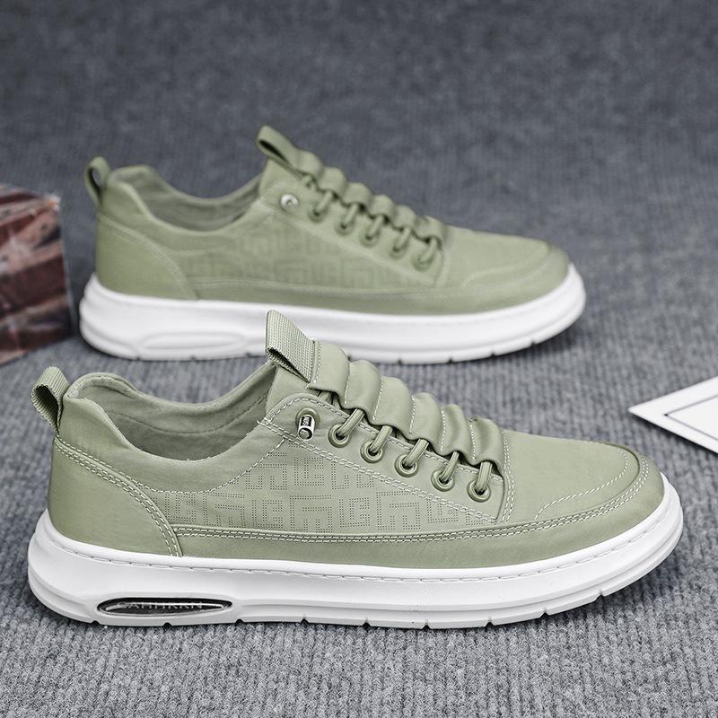 

Мужская обувь из зонтичной ткани Ice Silk с одной педалью, повседневная дышащая обувь для скейтбординга, весна и лето 2024, новые модные туфли 44