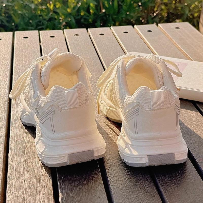 Fashion 2025 Hot Sale Ladies Shoes Lace-up Women's Vulcanize Shoes Fashion Mesh Outdoor Best Seller Casual Breathable Sneakers Zapatos