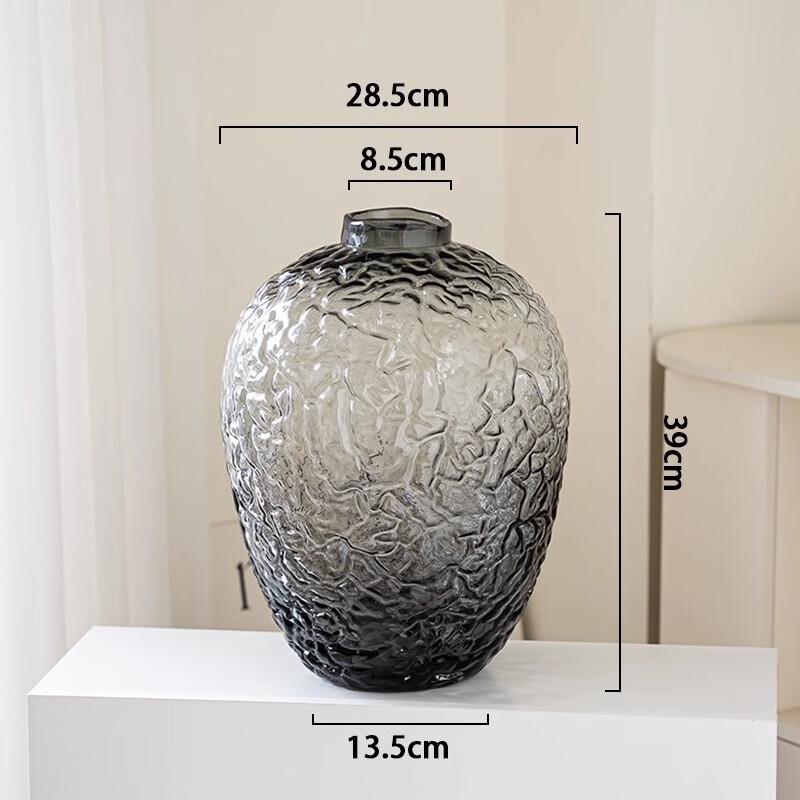 Ruijie Modern Hammered Glass Vase