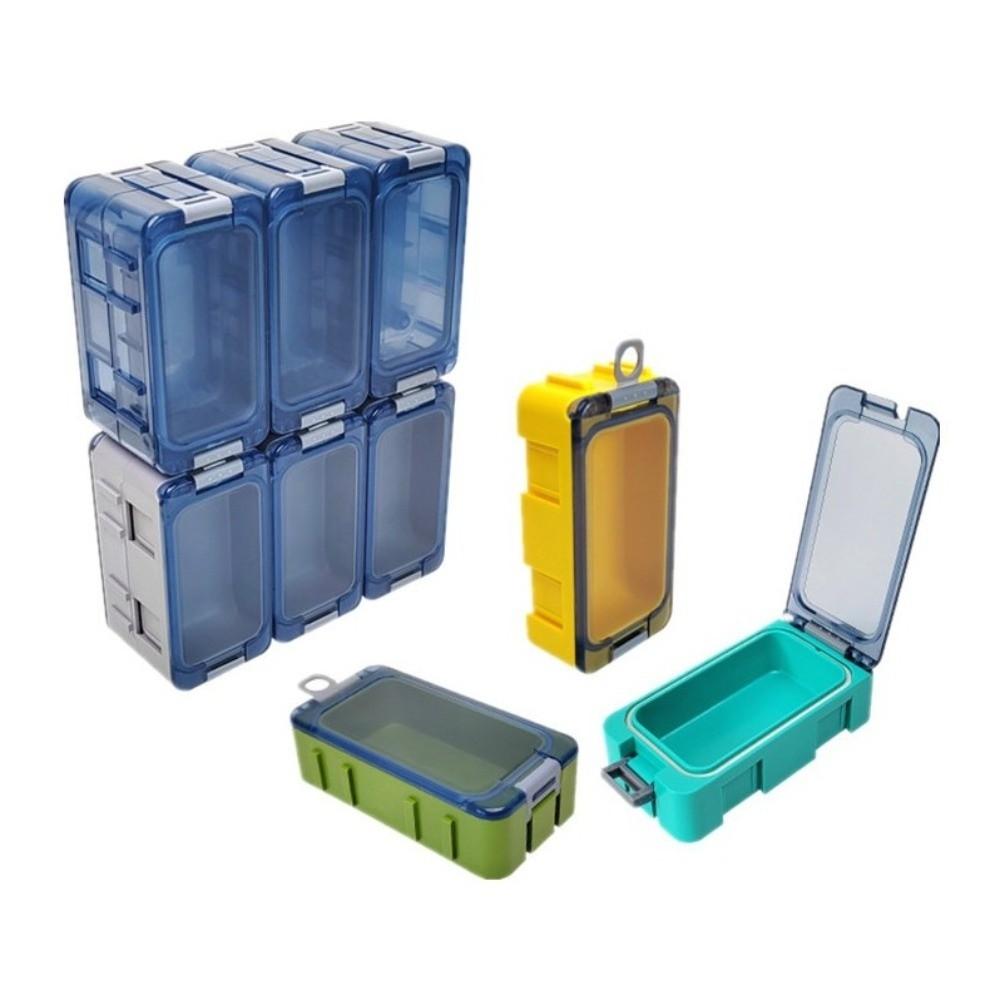 3pcs Plastic Fishing Tackle Box Mini Fishing Accessory Box Bait Storage Box Lure Fishing