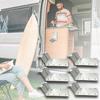 Iron 3 Inch T-Post Mounting Bracket Sturdy T-shaped Post Brackets  Mailbox Signs Installation