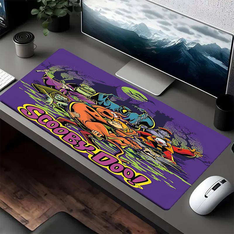 Scooby-Doo Theme Mouse Pad, Non Slip Rubber Base, Multifunctional Office & Home Decor, Perfect for Workspace Personalization.
