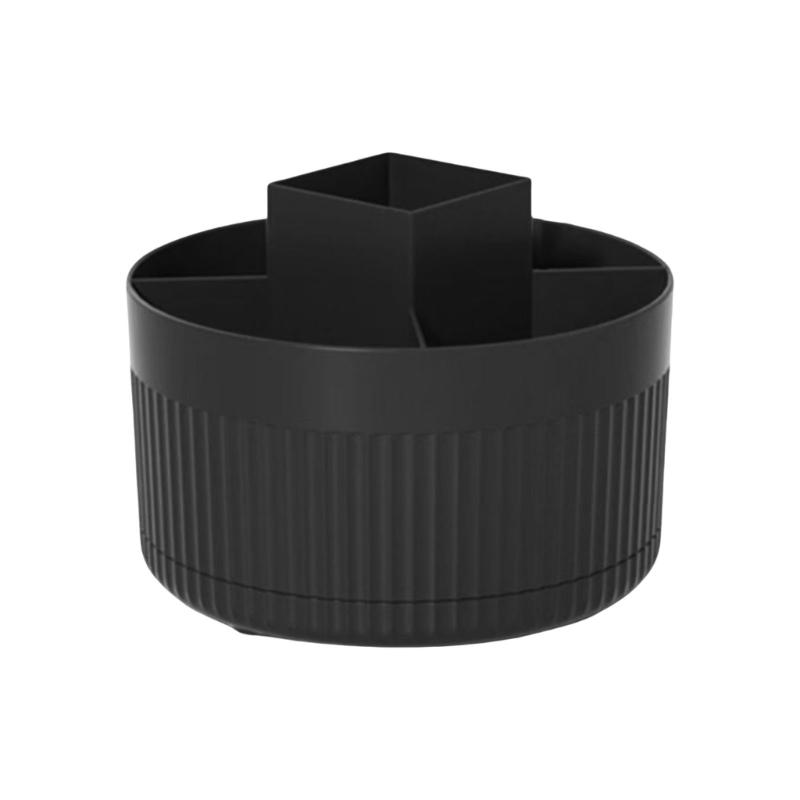 360° Rotating Cosmetic Brush Holder Organizer Multi Tiered Storage Container For Makeup Tools Vanity Accessories