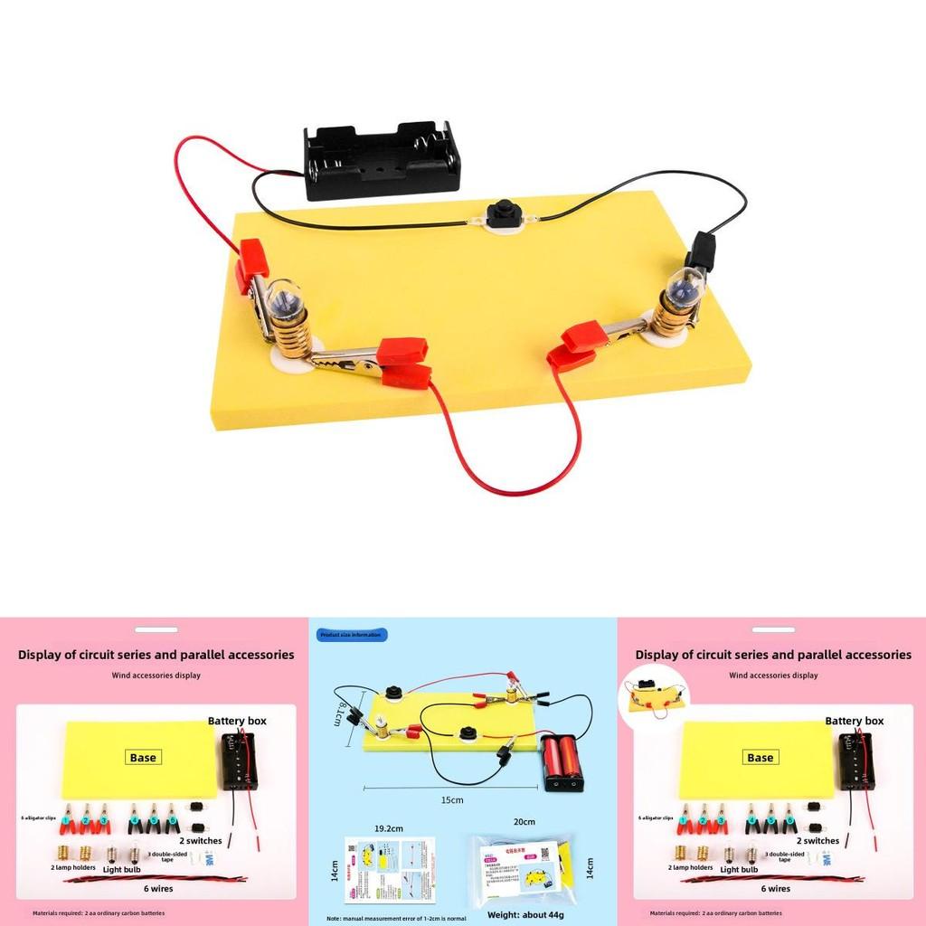Childrens Physics Experiment Set With Electrical Circuit Components For Science Education