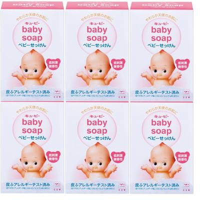 Kewpie Baby 6 Pieces X 6 Soap, (90g Pieces)
