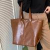 2025 New Tote Big Bag Women's Fashion Shoulder Bag Commuter Large Capacity Shoulder Bag Lazy Style Retro Armpit Bag