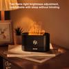 Diffusore di aromi Nebbia di fiamma Umidificatore Deodorante per ambienti Diffusore di oli essenziali Luce notturna per la casa