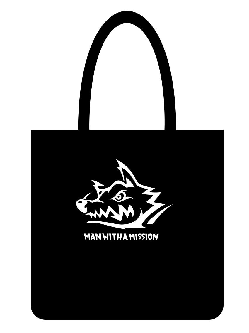 

MAN WITH A MISSION tote bag white
