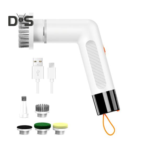 

Мини электрическая щетка для чистки многофункциональная бытовая кухонная щетка ручная щелевая автоматическая чистящая машина белый