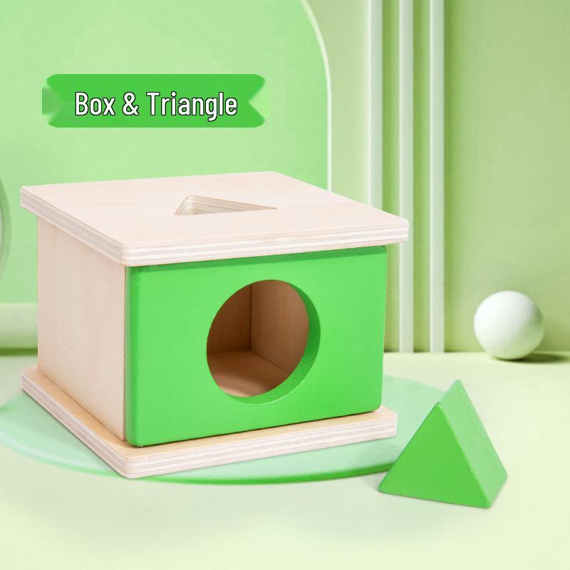 

Wooden Baby Educational Toy: Color & Shape Recognition Blocks for Early Learning & Hand-Eye Coordination Development.